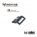 【MGPCQB Model Mall】 45 degree side rail to m-lok base metal material