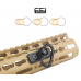 【MGPCQB Model Mall】msqd quick release buckle system can be applied to keymod & m-lok at the same time